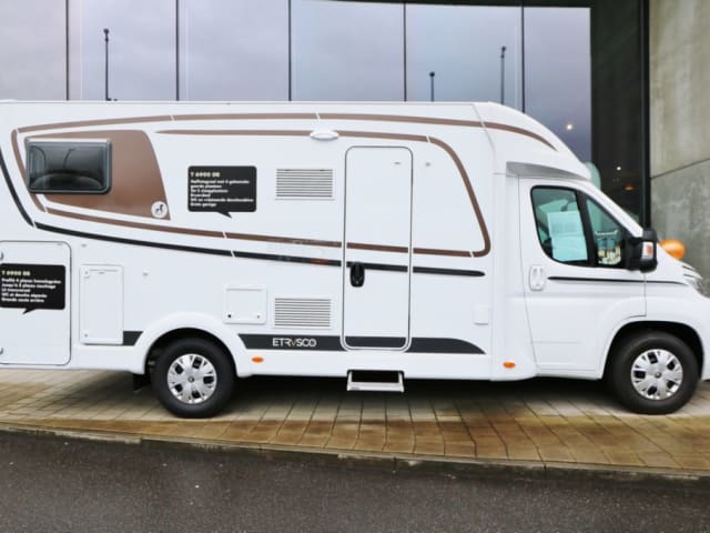 Wim – schöner, benutzerfreundlicher Hymer Etrusco 6900 DB ab 110 €