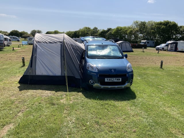 2 couchages Peugeot Tipi Micro Camper