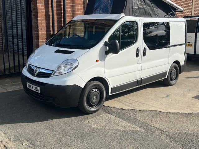 4 berth Vauxhall Vivaro campervan from 2013