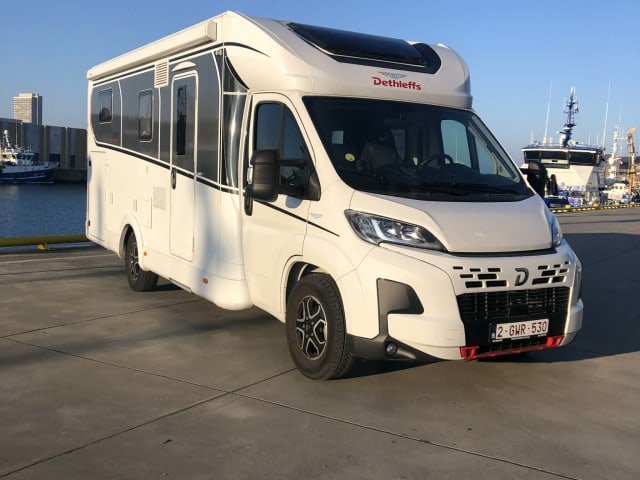 4p Dethleffs semi-integrated uit 2025