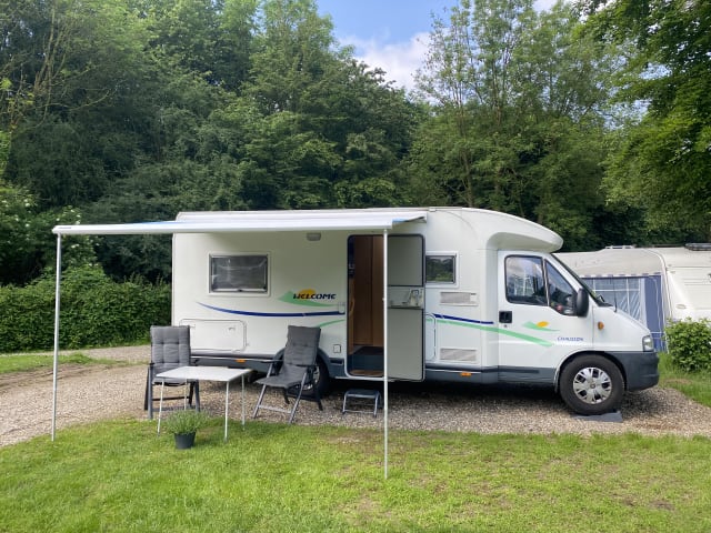 On the road with our comfortable and cozy camper