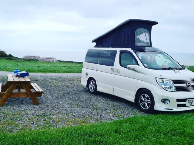 Norma – Nissan-camper met 4 slaapplaatsen uit 2008