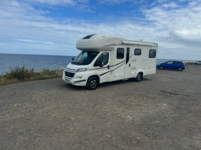 carrie  – 6 berth 4 belt autotrail tribute gt very spacious with two living areas 