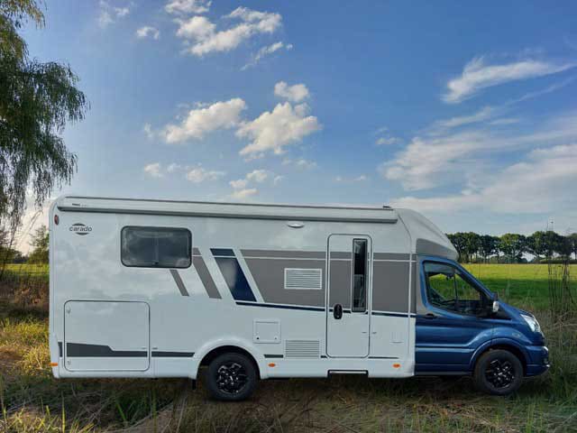 blauw – Carado Camper half integraal 4 per.