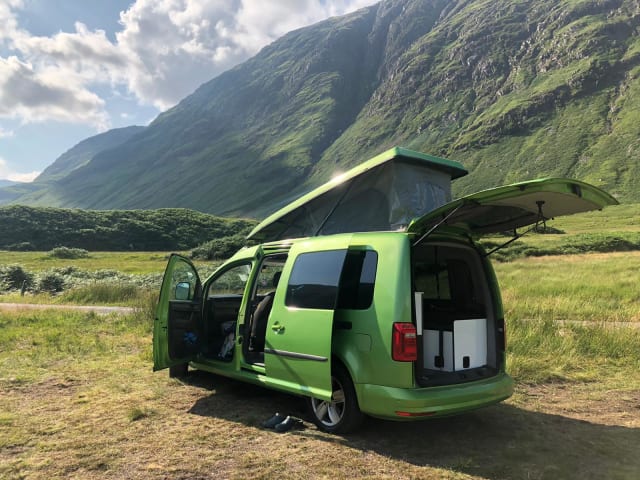 Green  – Minicamper mit 2 Schlafplätzen