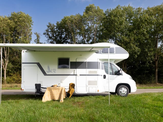 Fiat camper – Camping-car Fiat avec alcôve