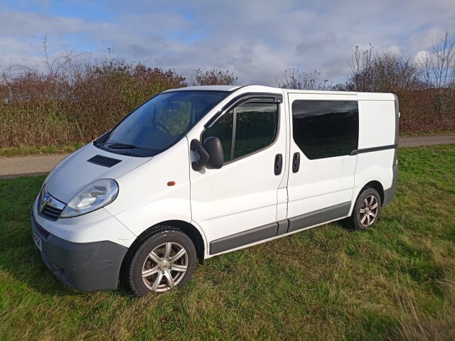 Vauxhall-camper met 2 slaapplaatsen