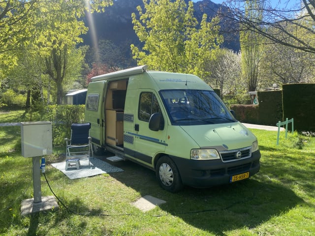 Lekker op weg met Minty de camperbus