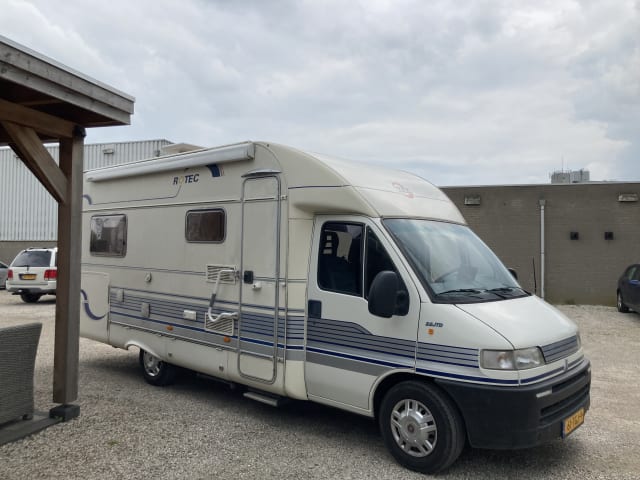 Fijne 4p Fiat camper 