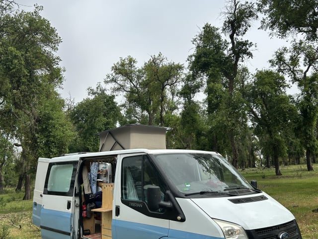 Tristan de Transit – 2p Ford campervan uit 2011