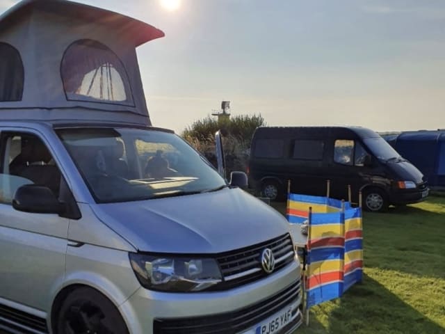 Silver 4 berth Volkswagen 2016 T6 Family Campervan