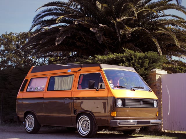 Shultz – Furgone Combi VW T25 T3 5 Pers - Isola di Oléron - Raffreddato ad aria