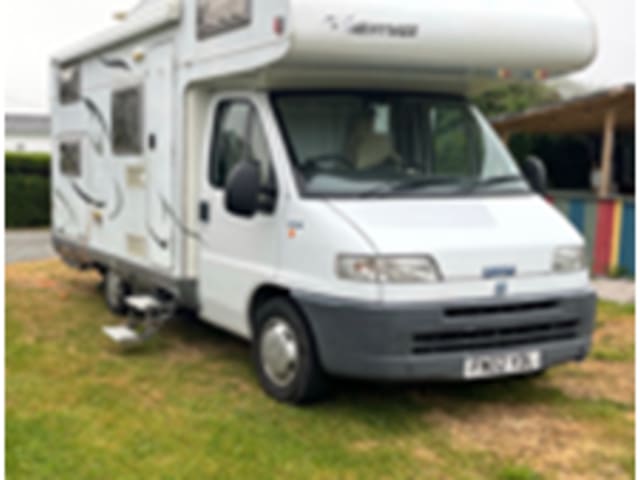 6 berth Fiat Moterhome insurance included