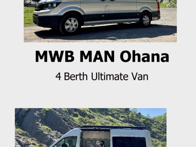 4 berth campervan - MAN TGE MWB Ohana