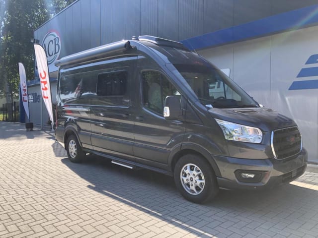 Nieuwe Camperbus Antraciet – Camper FORD del 2024