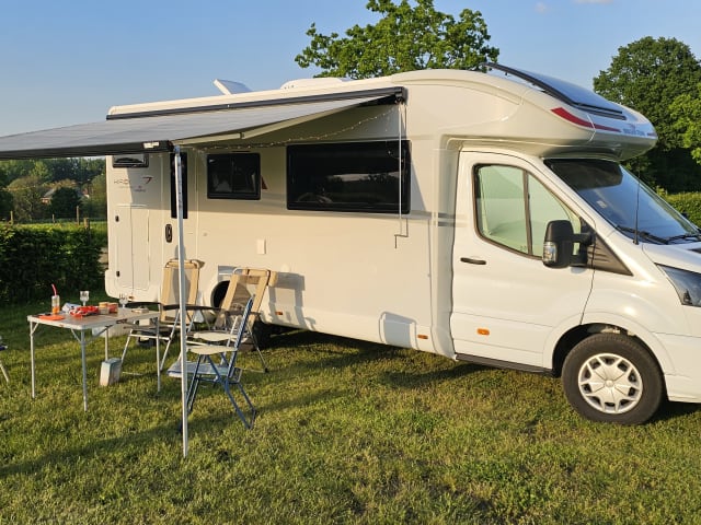 Boerke van Meensel – Camper di lusso per 6 persone (2023) - Vicino alle vacanze