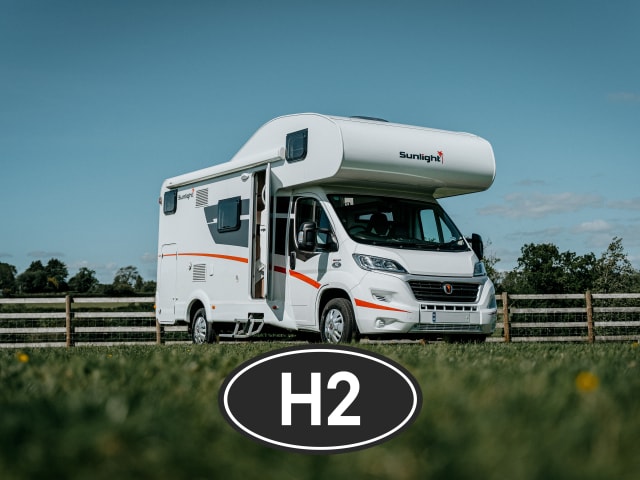 H2 – FIAT SUNLIGHT A68 -  Sleeps 6, Perfect for the whole family