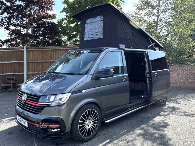 GreyWolf – VW T6.1 Campervan - 4 berth - 2021 Plate - Kitchen 