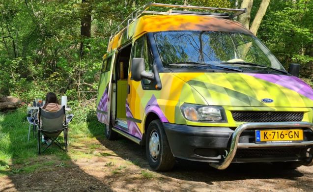 Unique, off-grid Ford Transit for two people from €81 Goboony