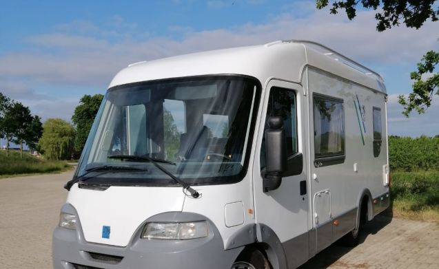 Onze 'Koos', een tof campertje! – 2p Fiat integrated uit 2002