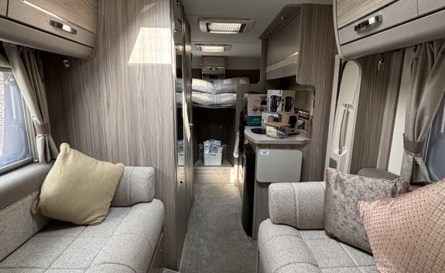 Camper and Motorhome Hire | Peak District 3 Peugeot motorhome for 4 people in Denton