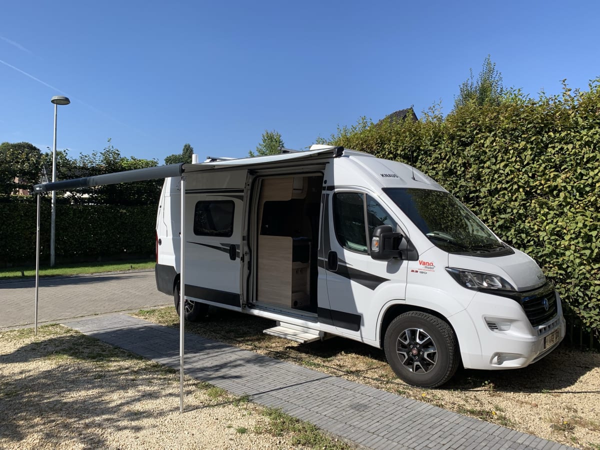 Comfortable Knaus Boxstar Street 600 (2+1 bed) from €103 p.d.