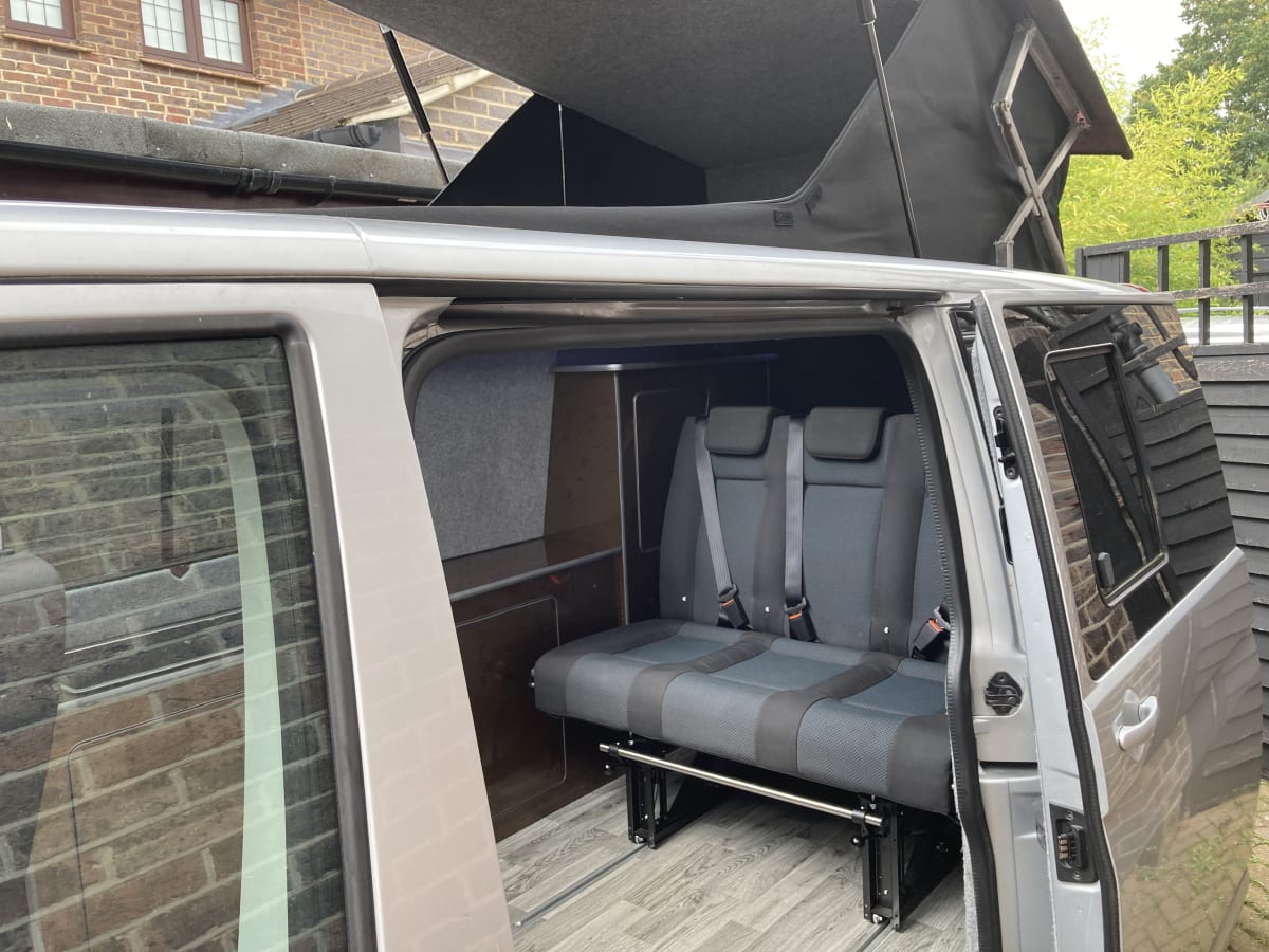 VW T5 campervan 4 berth/6 seats from £99.00 p.d. - Goboony