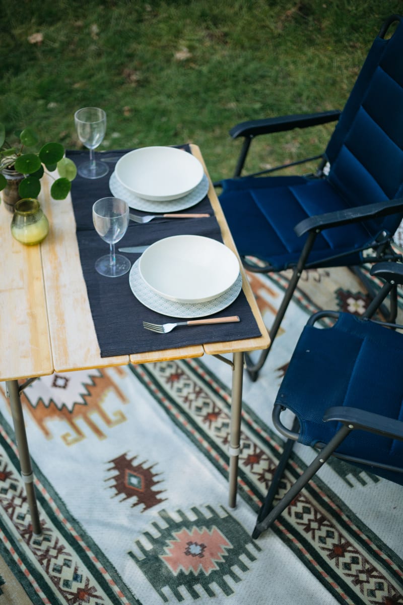 DIY: table pliante pour le campeur