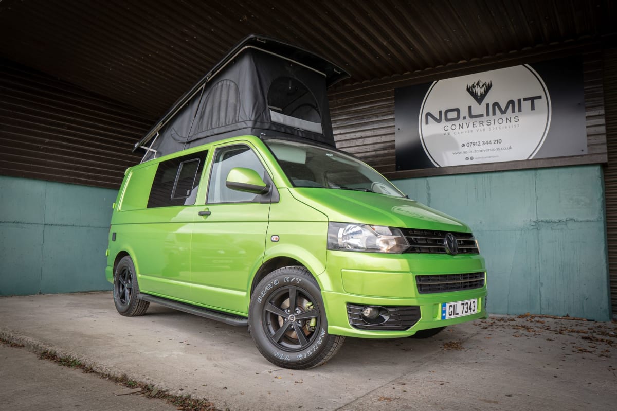 VW T5 campervan 4 berth/6 seats from £99.00 p.d. - Goboony