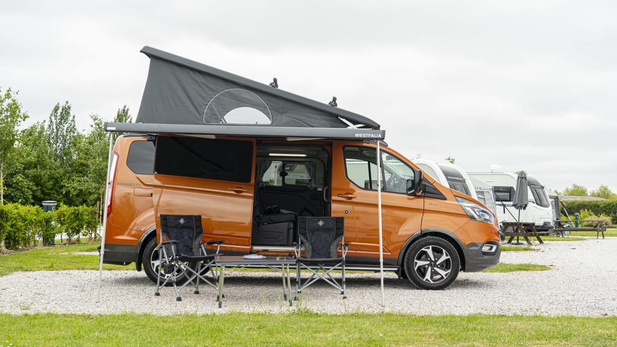 Golden Nugget – Ford Nugget Plus Active 4-berth Camper. from £95.00 p.d.  - Goboony