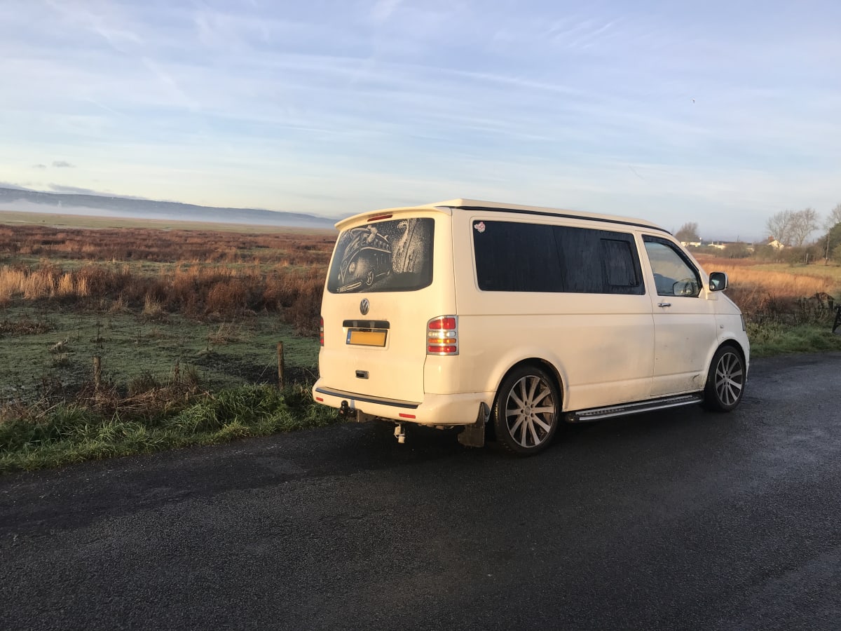 The White Pearl - VW T5 Campervan from £85.00 p.d. - Goboony