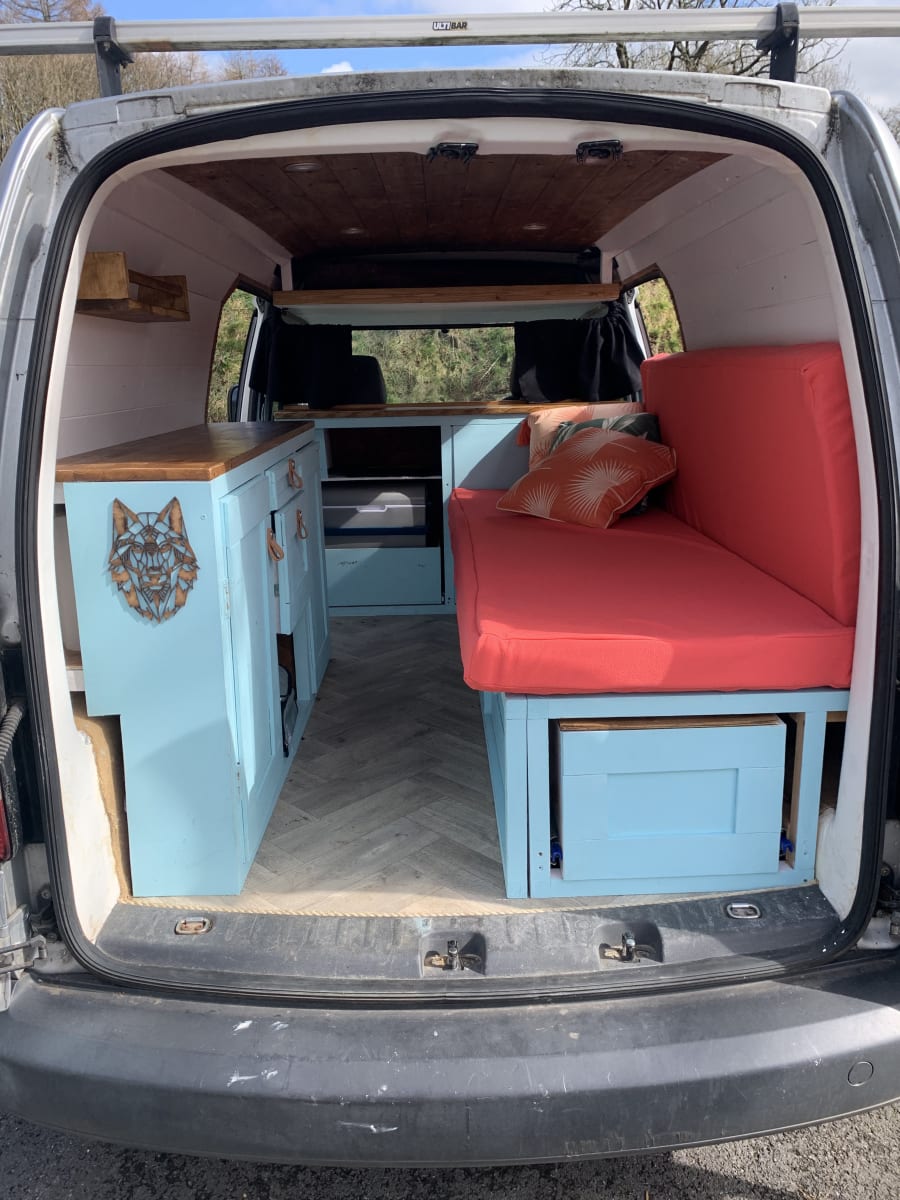 One of a kind VW Caddy camper