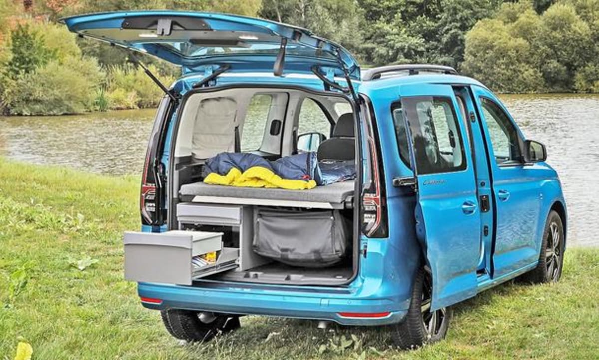 Volkswagen Caddy aussi en mode camping California