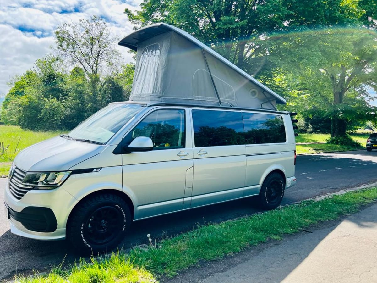 Brand New 4 Berth Volkswagen Long Wheel Base Camper Van from 2021 from £150.00 p.d. Goboony