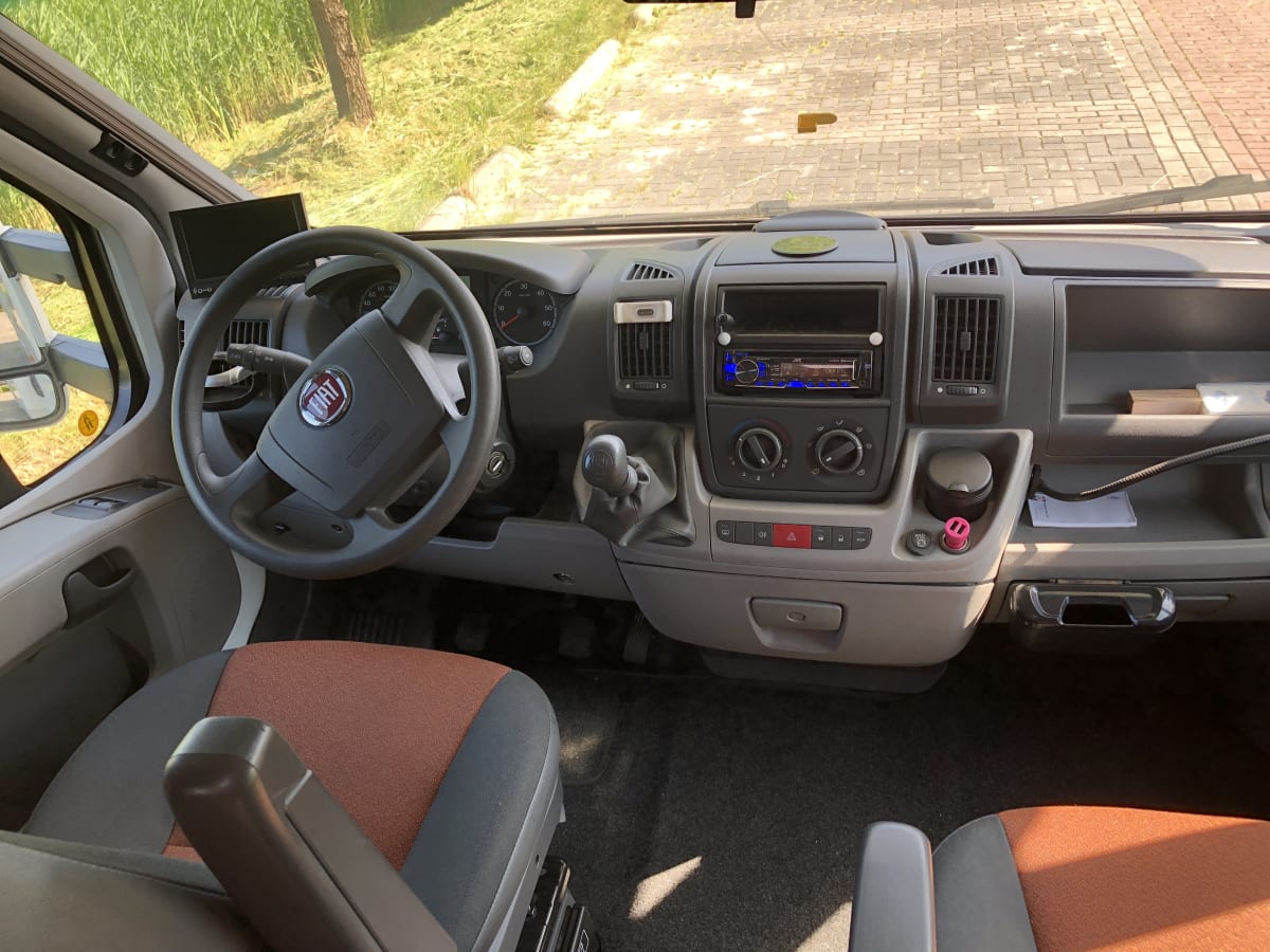 Compartiment de rangement de la console centrale Fiat Ducato 250