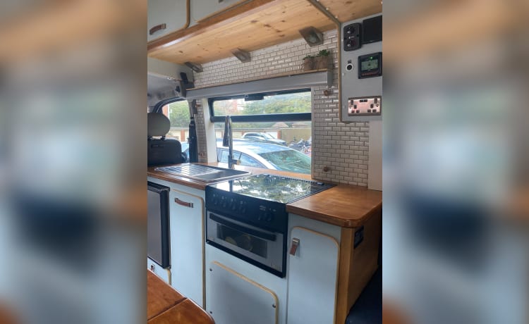 Woodie – Bellissimo camper con 3 posti letto 