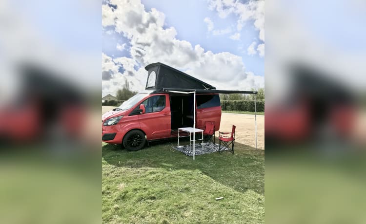 Ruby – 4-persoons Ford campervan uit 2014