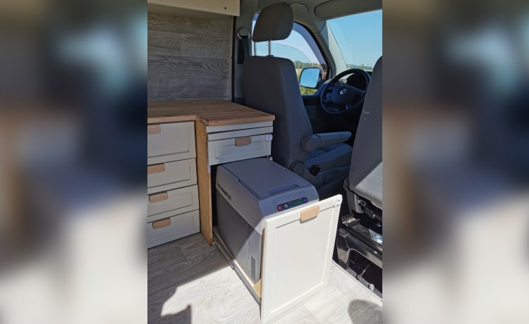 Wood live – Huur een VW T5 Wood live