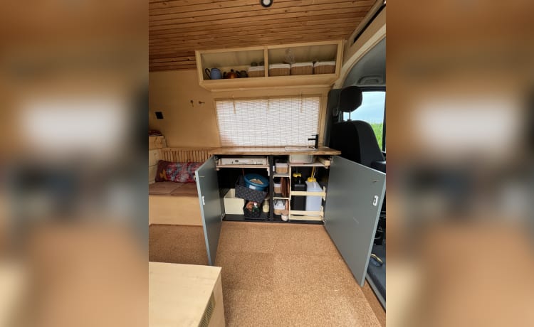 2P Compacte gezellige zelfbouw camper