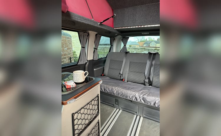 4 berth Volkswagen campervan from 2012