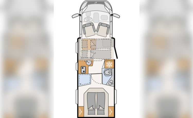 RoadCamper – 4p Dethleffs semi-integrated uit 2024