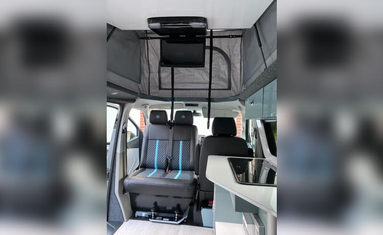 4-persoons Volkswagen campervan uit 2019