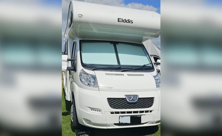 Elddis Prestige Motorhome 4 Berth Overcab Bed U-Shaped Lounge