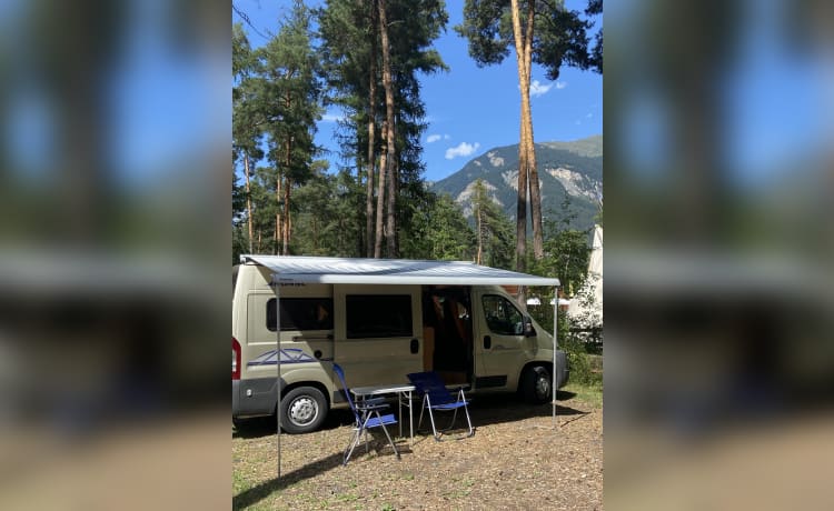 3p Pössl 2 Vinci bus di lusso camper e portabiciclette