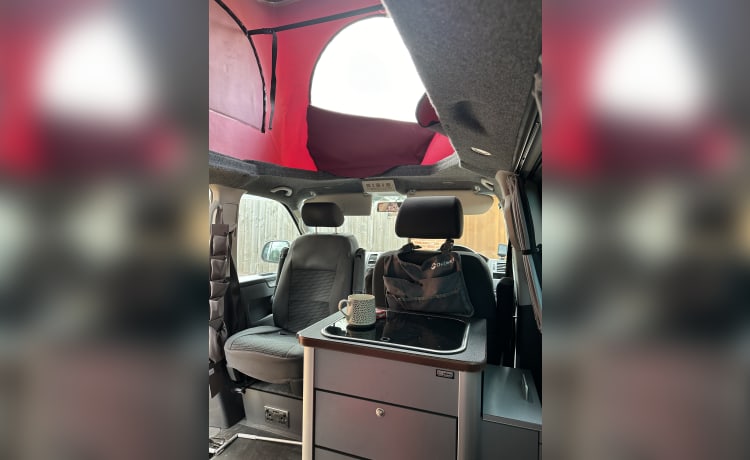 4 berth Volkswagen campervan from 2012