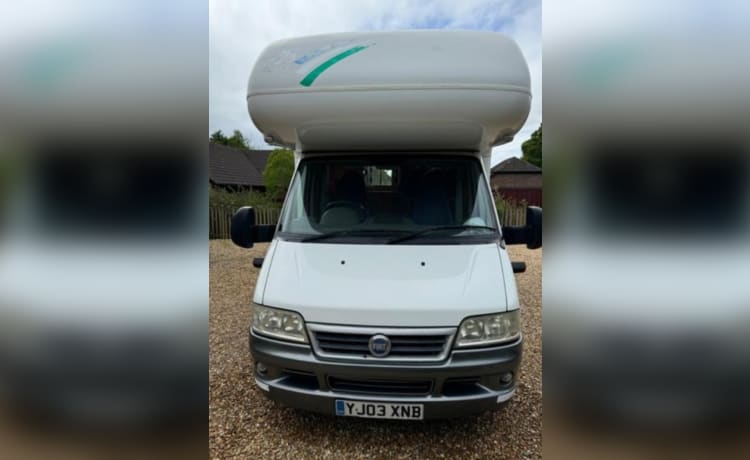 Lana – 4 berth Fiat alcove from 2003