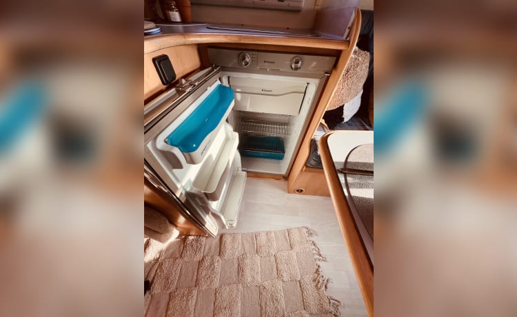 Milly – il nostro camper low budget per 4 persone con 3 posti letto del 2006