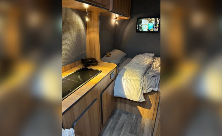 Mercedes-Benz camper met 4 slaapplaatsen uit 2015