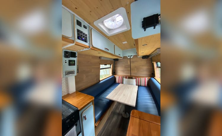 Woodie – Mooie camper met 3 slaapplaatsen 