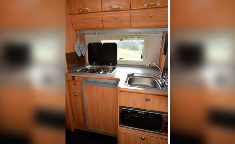 Camping-car familial spacieux et fonctionnel 4/5p Fiat